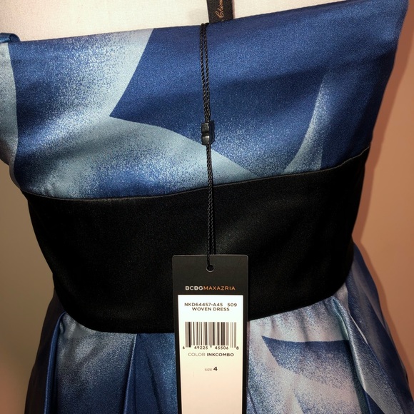 BCBG Strapless Silk Dress 4 - Picture 7 of 7